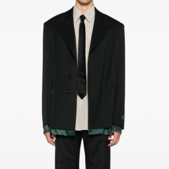 BNWT AW24 MM6 MAISON MARGIELA SINGLE STITCH BLAZER JACKET 48 & 50 - Picture 1 of 16